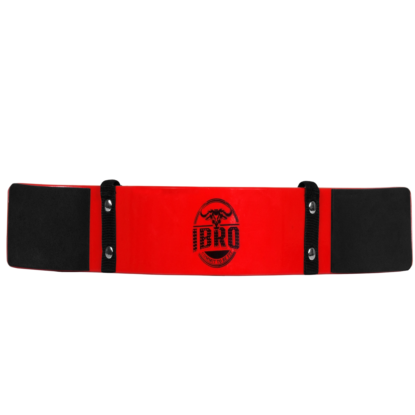 IBRO Curl Bar Arm Blaster for Biceps Triceps Forearms | Preacher Isolator Curls | Strength Muscle for Bodybuilding Gym Fitness Red