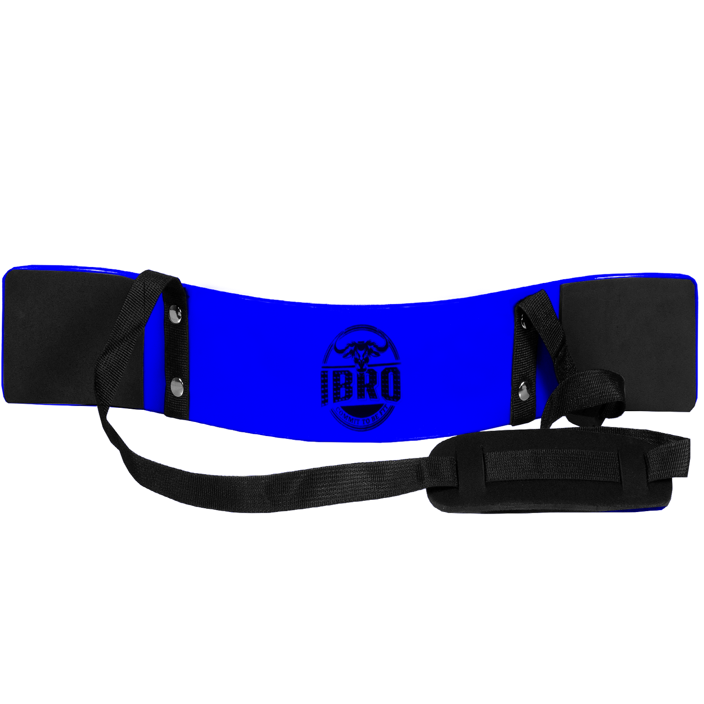 IBRO Curl Bar Arm Blaster for Biceps Triceps Forearms | Preacher Isolator Curls | Strength Muscle for Bodybuilding Gym Fitness Blue
