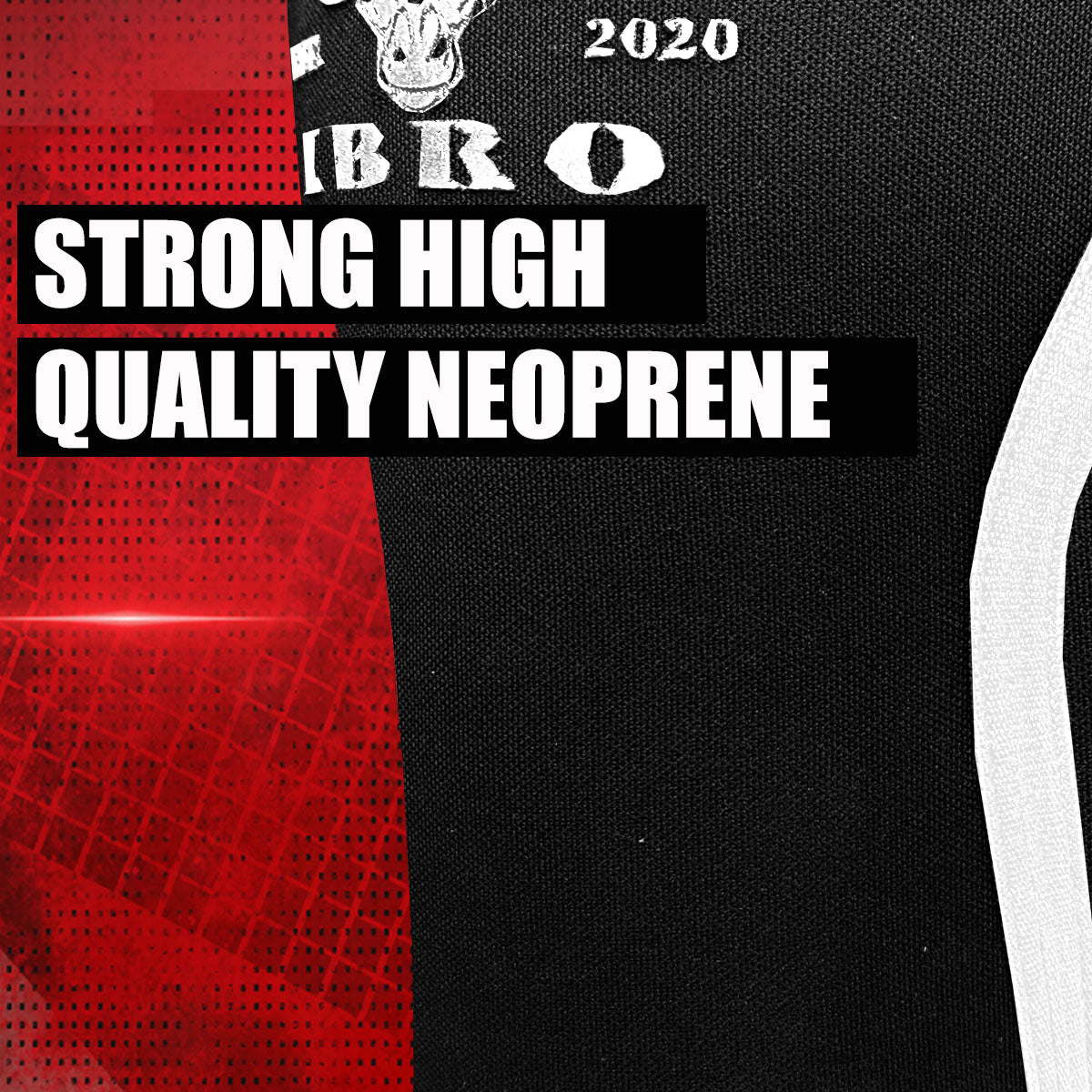 IBRO Premium 7MM Knee Sleeves (Pair) for Weightlifting & Powerlifting, Ultimate Compression Support & Injury Prevention - Squats, Deadlifts - for Men & Women, 1 Year Warranty, BlackWhite