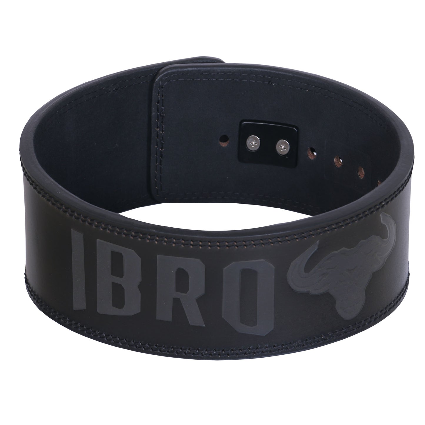 IBRO Powerlifting Weight Lifting Lever Gym Belt – 13MM Extreme Power Heavy Duty 100% Genuine Leather- Squat Deadlift Bodybuilding WeightLifting IPF Strongman for Men Women 13mm AllBlack