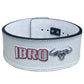 IBRO Powerlifting Lever Gym Belt  Power 10MM Extreme Heavy Duty Genuine Leather Belt 10mm AllWhite