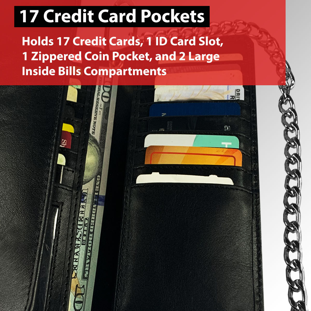23 3-Layer Wallet Chain – Hair Glove