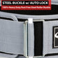 IBRO Quick Locking Premium Weight Lifting Belt Silver