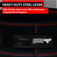 IBRO Powerlifting Lever Gym Belt  Power 13MM Extreme Heavy Duty Genuine Leather Belt 13mm AllBlack